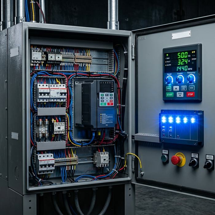 Gabinete de variador de frecuencia industrial